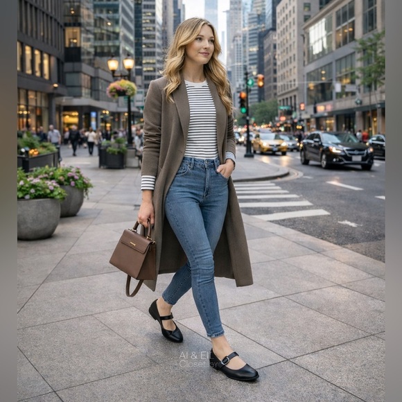 DV by Dolce Vita Shoes - DV by Dolce Vita Black Munich Flats with Buckle Strap – Women’s Size 9 NIB